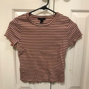 Striped crop top